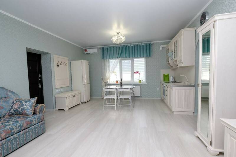 Апартаменты с кухней до 7 человек