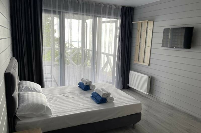 Двухместный номер с террасой и видом на море