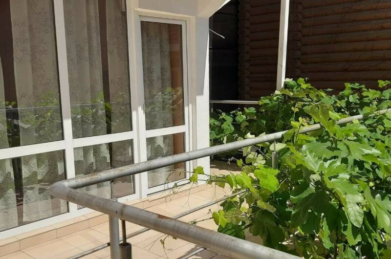 Трёхместный номер с большой террасой