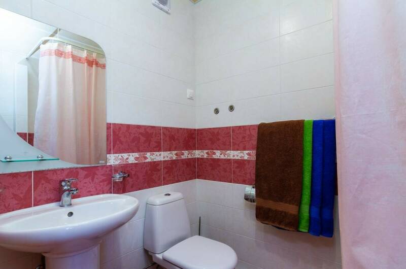 Однокомнатный пятиместный номер с видом на море