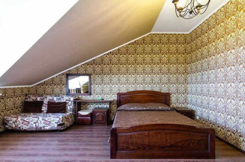 Однокомнатный пятиместный номер с видом на море