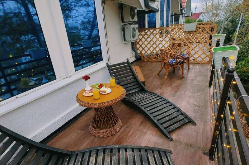 6-ти местные 2х комн апартаменты с террасой