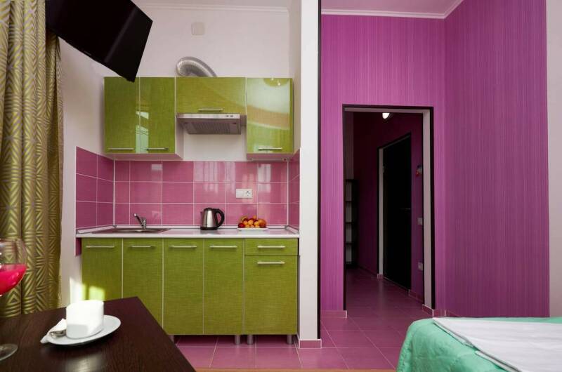 Одноместный номер Делюкс с видом на сад и горы