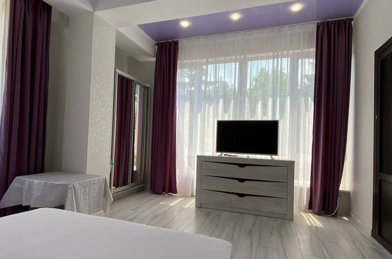 Двухместный номер в сиреневых тонах