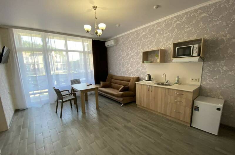 Апартаменты с 2 спальнями и кухней