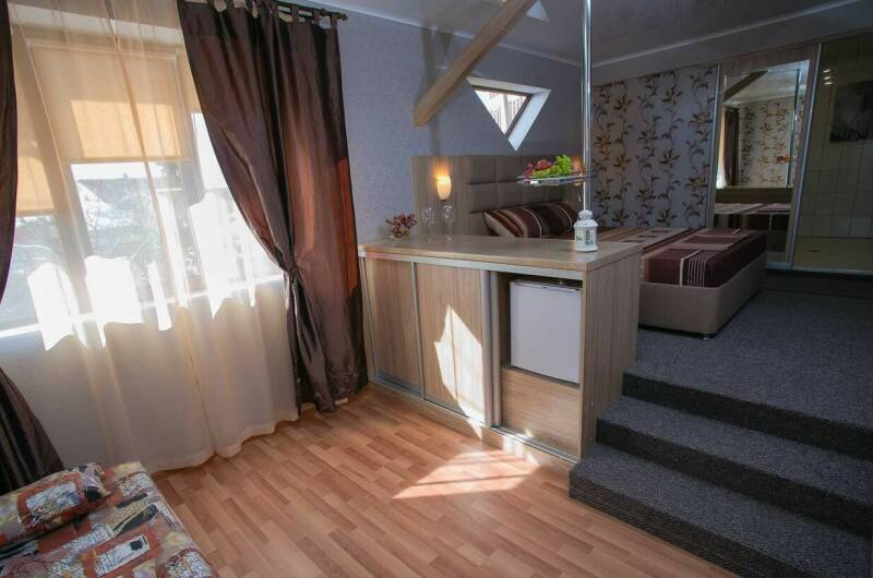 Номер-студия с джакузи, вид на море