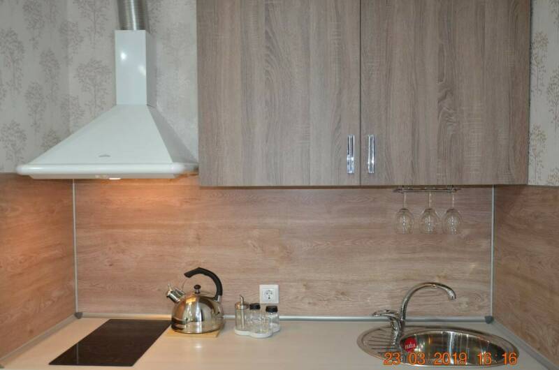 Апартаменты с кухней, с выходом на бассейн