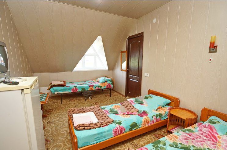 Трехместная комната (мансарда)