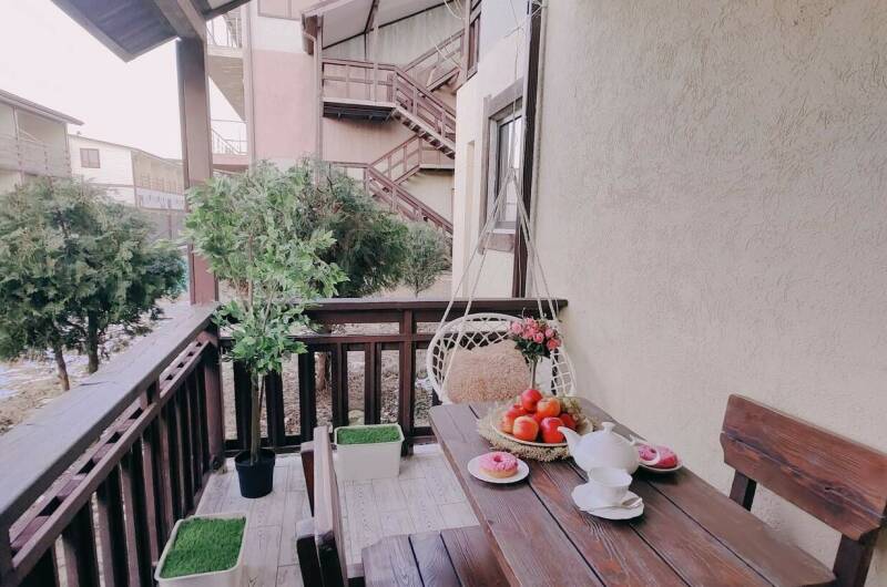 2х местная студия с мини-кухней вид на тер-ию