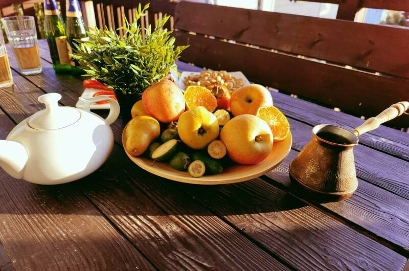 4х м. студия с кухней, терраса с видом на море