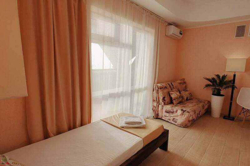 5ти мест. студия с террасой и прямым видом на море