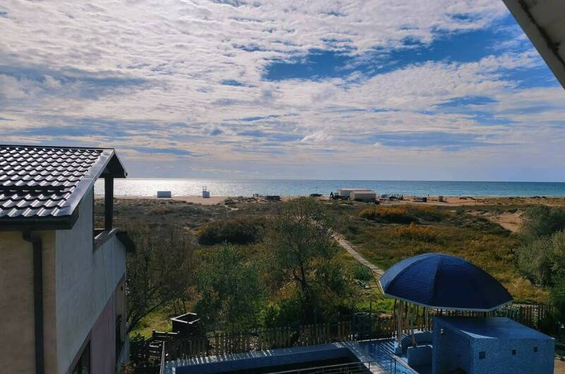 5ти мест. студия с террасой и прямым видом на море