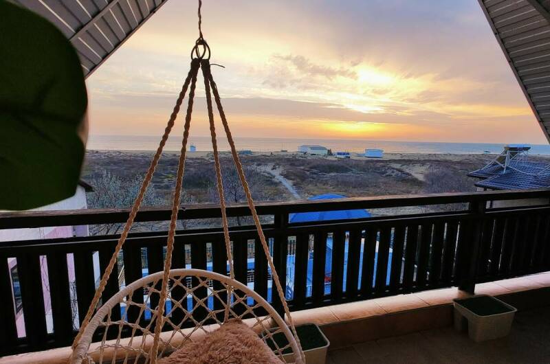 Апартаменты с террасой и прямым видом на море (7м)