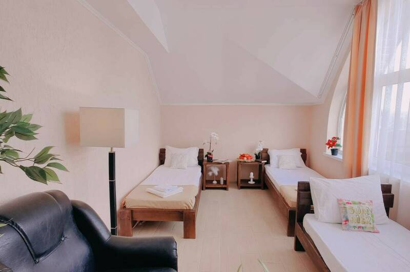 7ми мест апартаменты с мини-кухней и видом на море