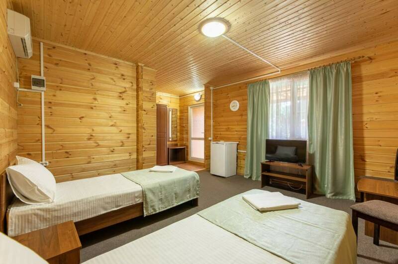 Двухместный из бруса