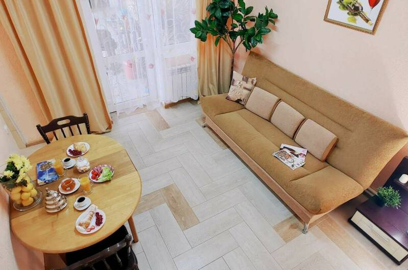 2-х комнатные 5-ти местные апартаменты с балкон