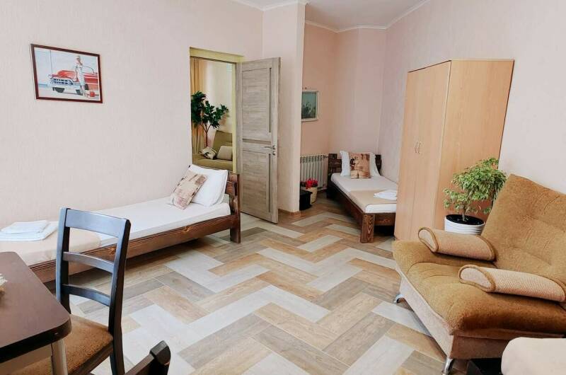 2-х комнатные 5-ти местные апартаменты с балкон