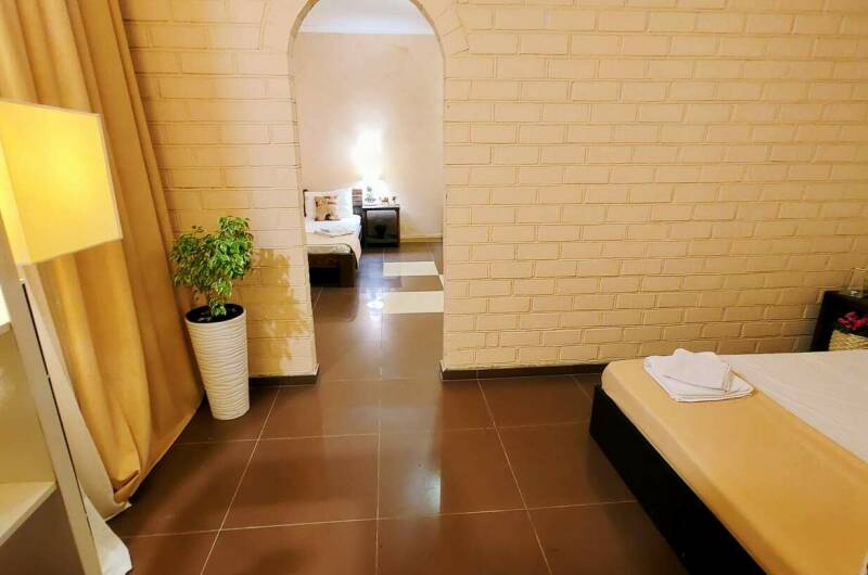 2-х комнатная 6 ти местная квартира на земле