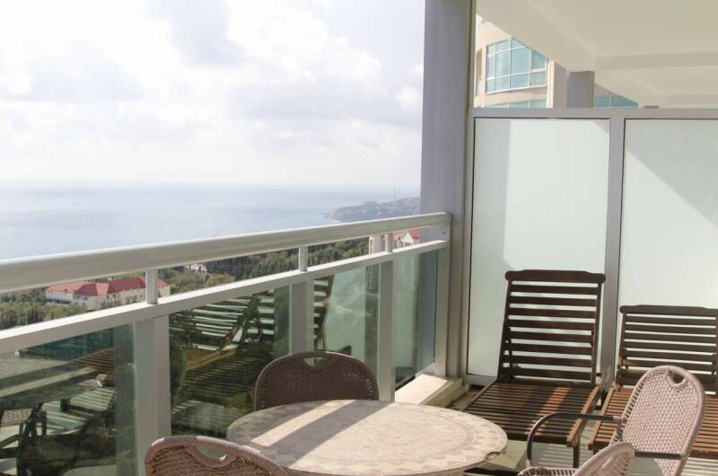 «Студио» с террасой с видом на море