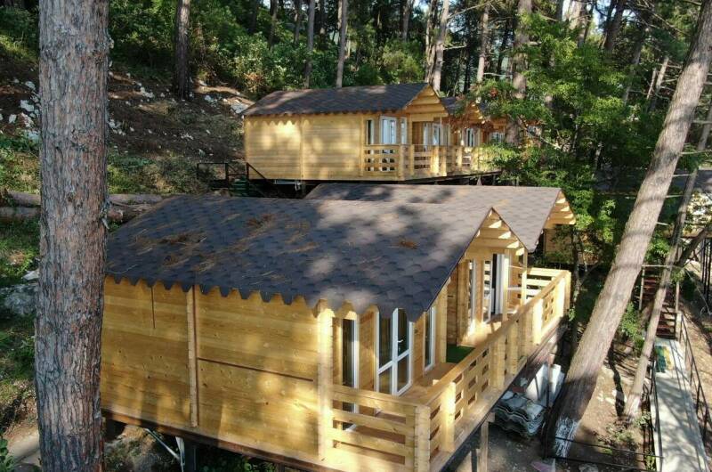 Деревянные домики