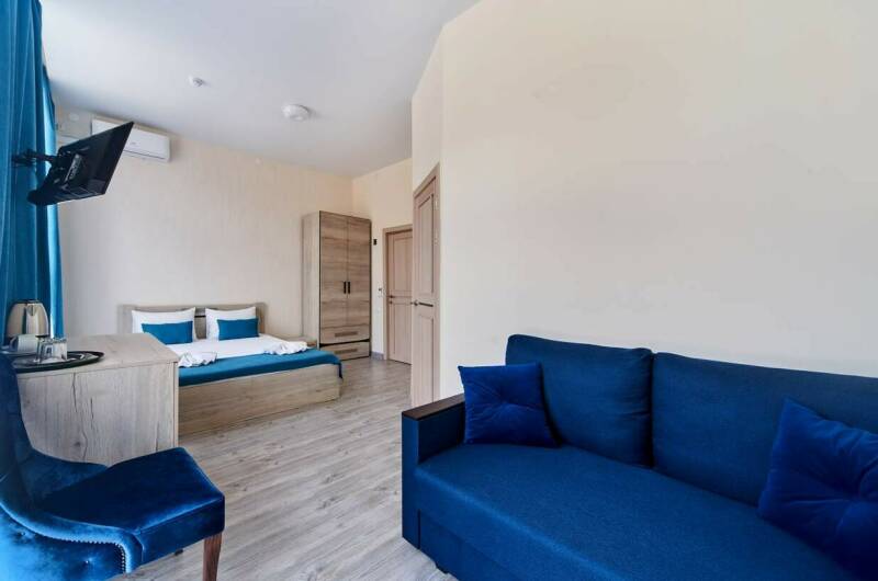 Двухместна студия без кухни