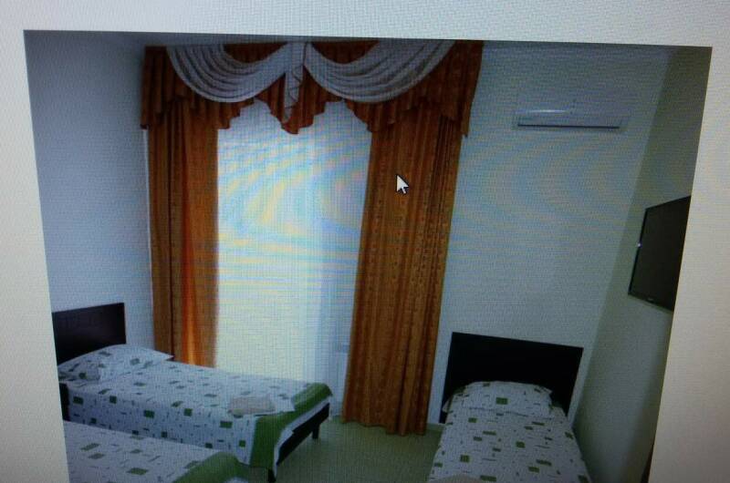 3-х местная комната с балконом, вид на горы