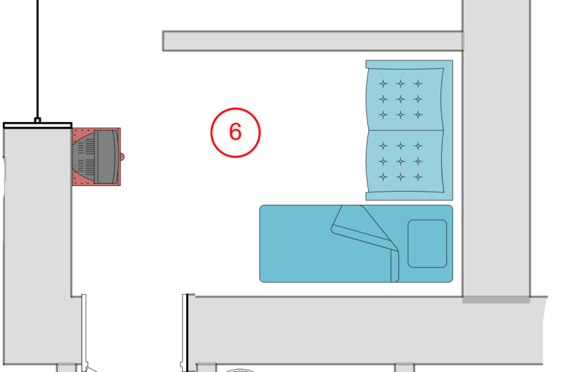6 (4-мест семейный)+2 доп
