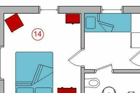 14 (2-местн)+1 доп