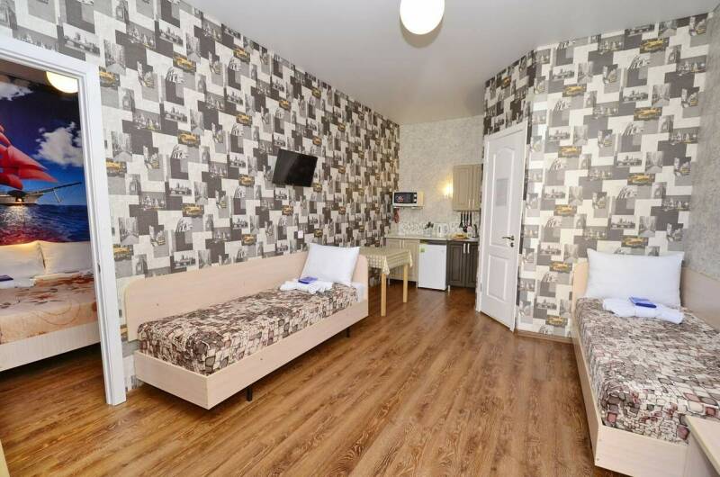 Мини-квартира 4местная с отдельным входом и патио