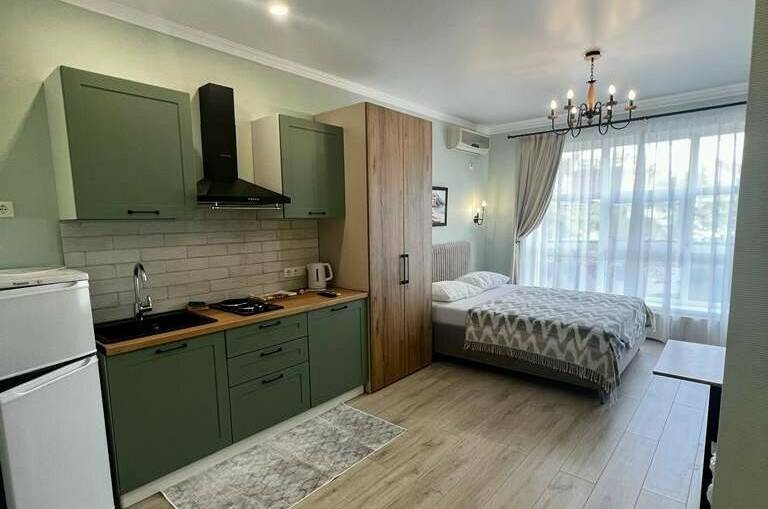 Студия с кухней 1й этаж Реконструкция 2023