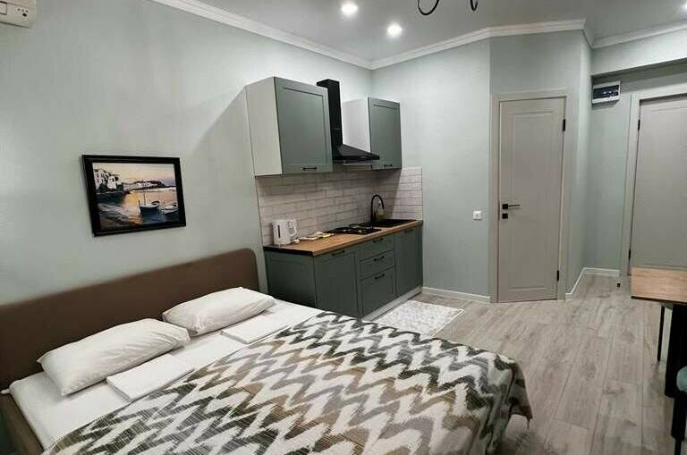 Студия с кухней 1й этаж Реконструкция 2023