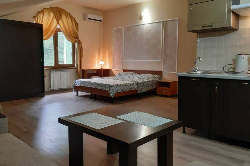 Пяти-шестиместный номер-студио с кухней, 2−3 этаж