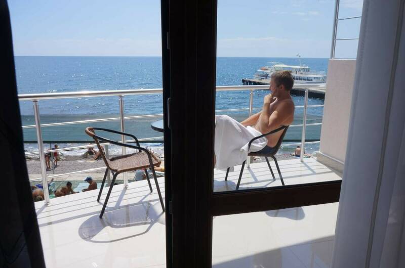 Четырёхместный номер вид на море