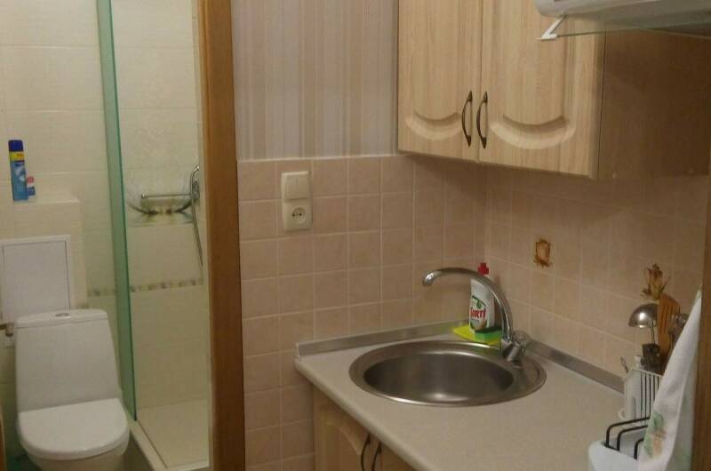 Однокомнатный четырехместный на первом этаже