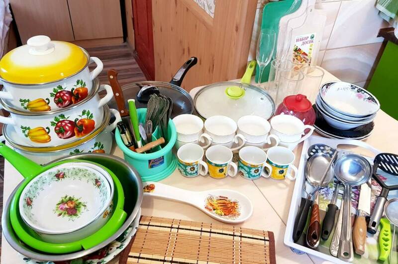 С индивидуальной кухней и всеми удобствами