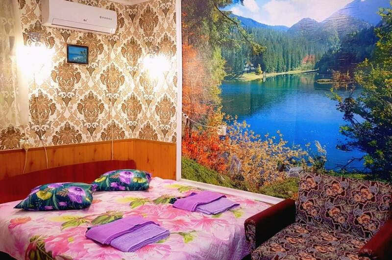 Для двоих на 2-м этаже с кухней и удобствами