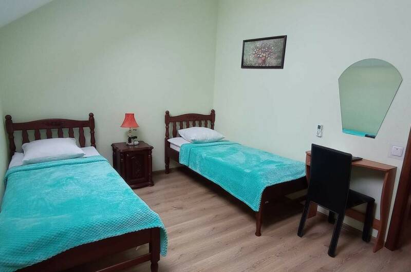 4-хместные двухкомнатные апартаменты без балкона