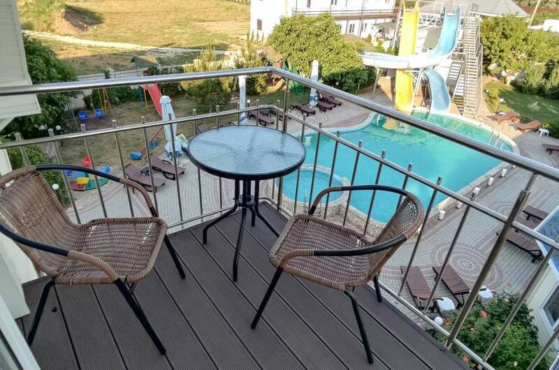 4-хместные двухкомнатные апартаменты с балконом