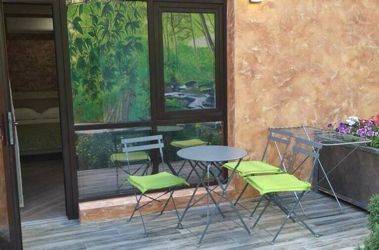 «Студио» с выходом в сад