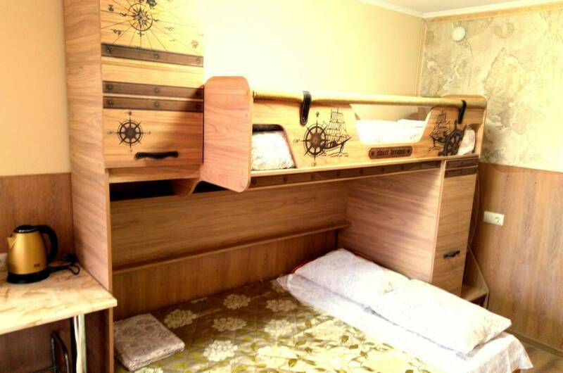 3-х местный номер с видом на море (2-ой этаж)