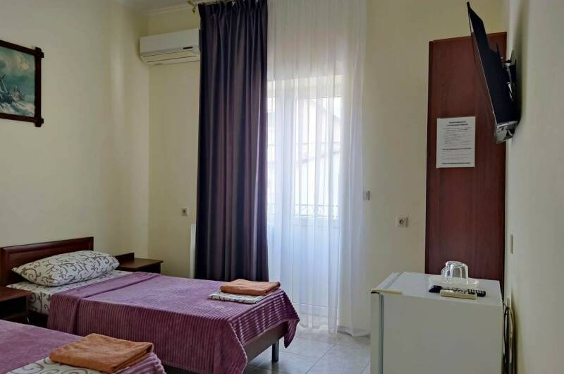 Двухместный с балконом (раздельные кровати)