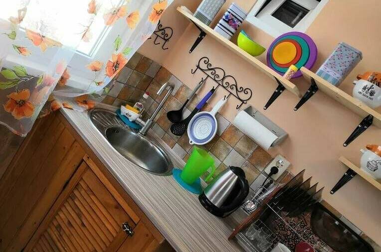 Домик № 1 на 4 спальных места с кухней и верандой