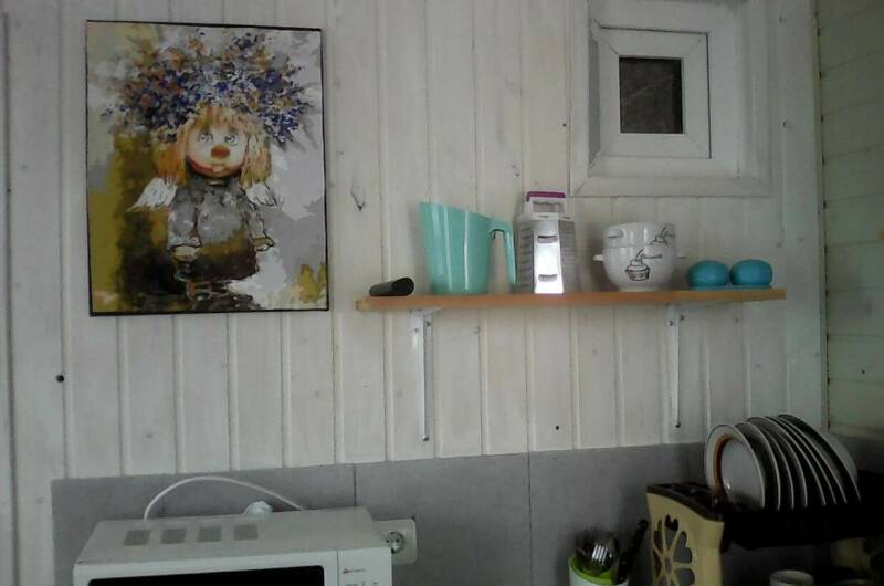 Домик № 8 на 4 спальных места с кухней и верандой