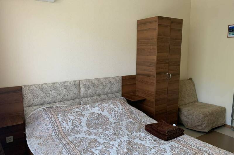 Двухместная комната с балконом и видом на горы