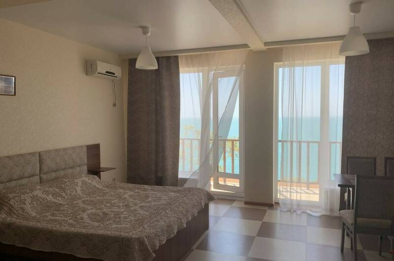 Комната с балконом и видом на море на 2х человек