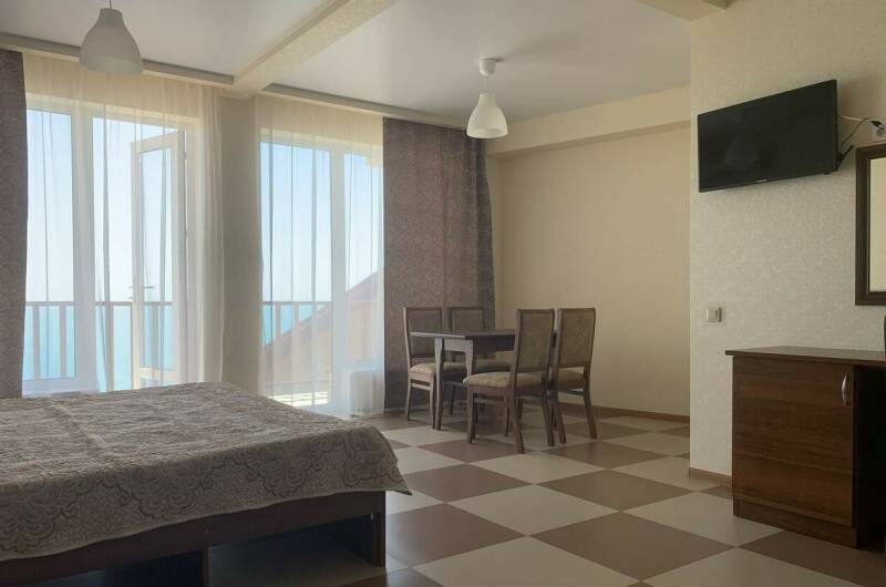 Комната с балконом и видом на море на 2х человек