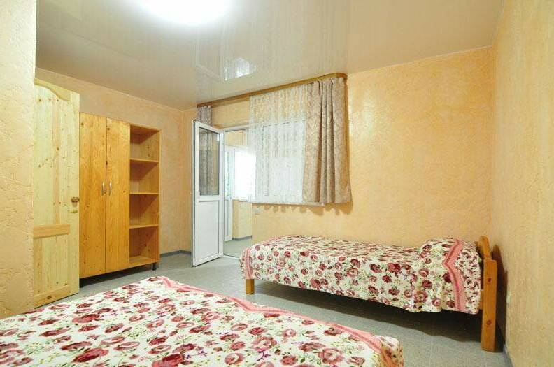 Двухкомнатный номер с кухней, на 6 человек