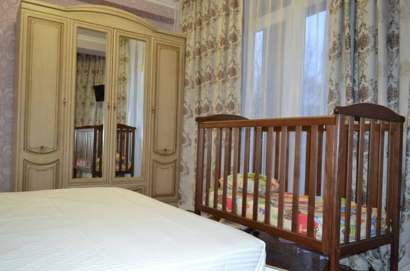 Люкс с одной спальней, балконом и террасой