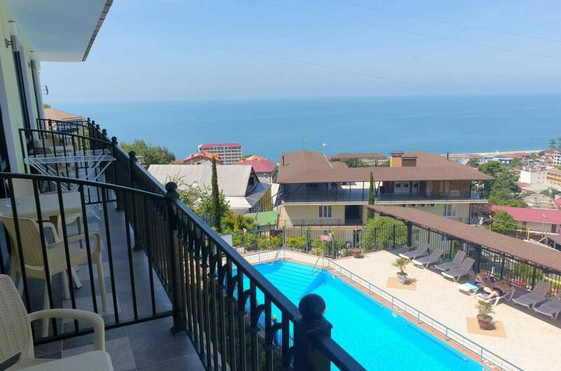 Двухместный номер с балконом и видом на море