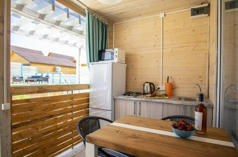 Домик однокомнатный 3+1 с видом на бассейн